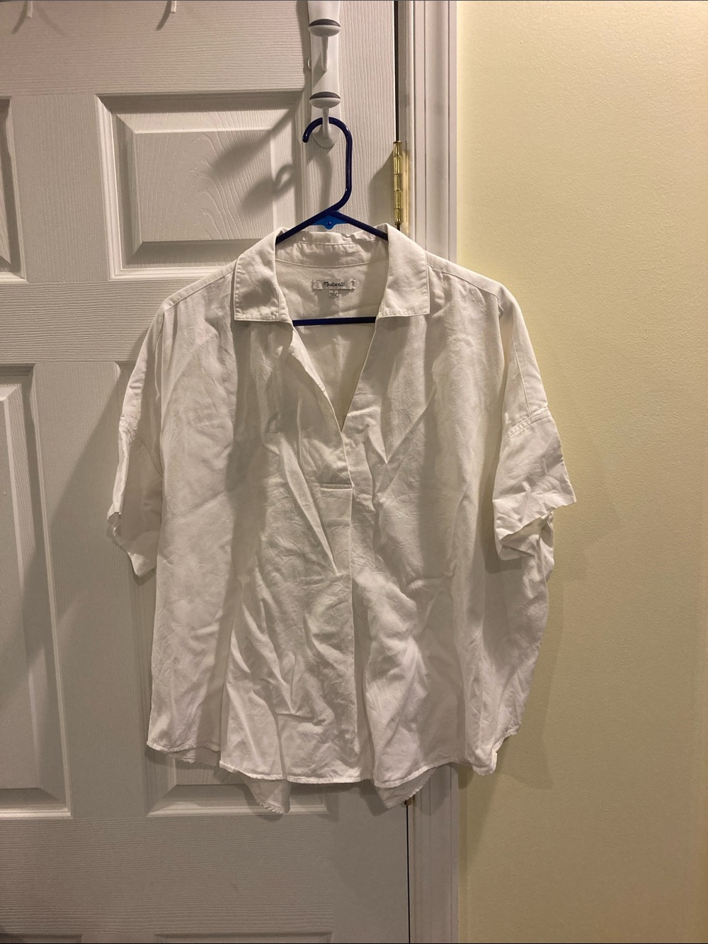 Madewell Collared V Neck Shirt
